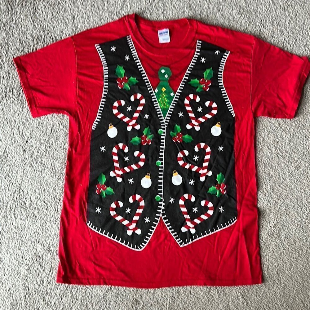 Christmas Vest Tee Shirt!